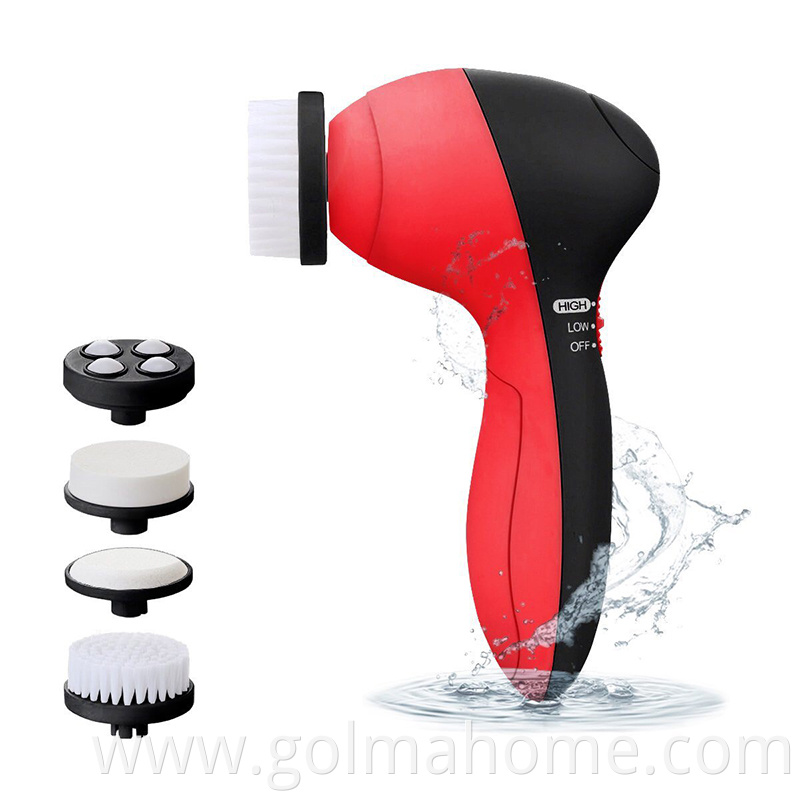 Waterproof Facial Cleansing Brush for Deep Cleansing Exfoliating Facial Brush Cleanser